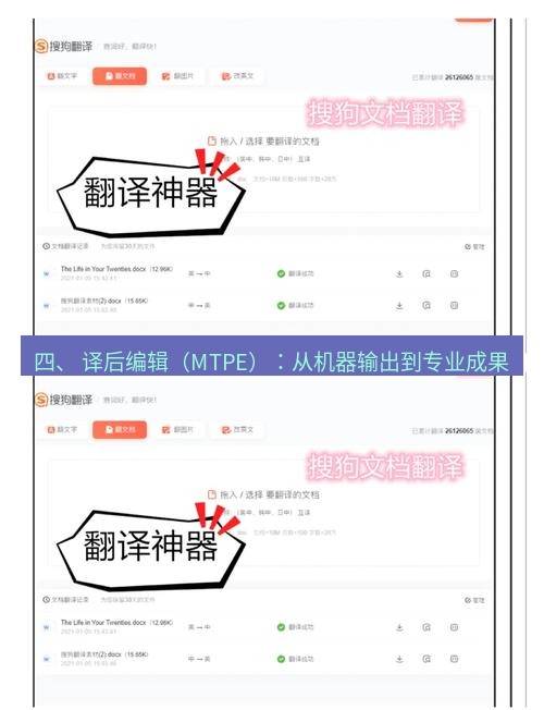 helloworld翻译在线 四、 译后编辑（MTPE）：从机器输出到专业成果