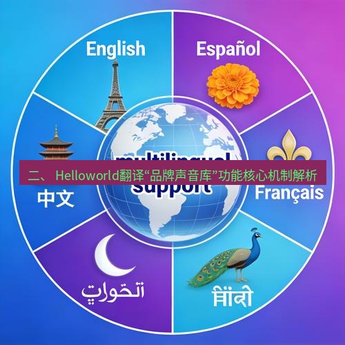 helloworld翻译在线 二、 Helloworld翻译“品牌声音库”功能核心机制解析