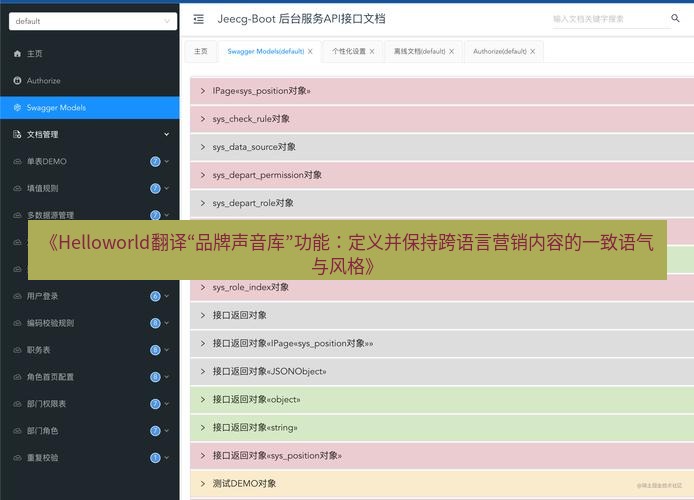 helloworld翻译在线 《Helloworld翻译“品牌声音库”功能：定义并保持跨语言营销内容的一致语气与风格》