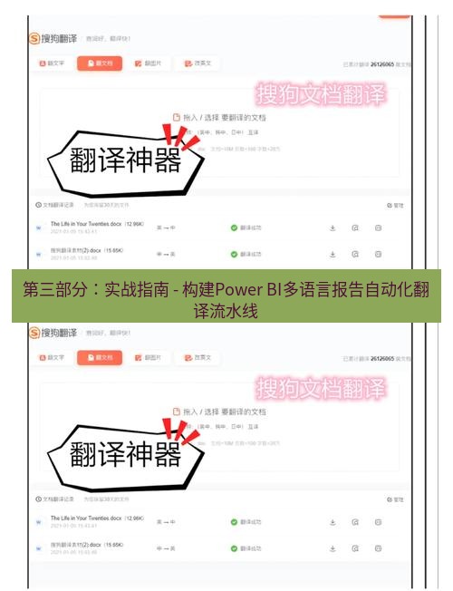 helloworld翻译在线 第三部分：实战指南 - 构建Power BI多语言报告自动化翻译流水线