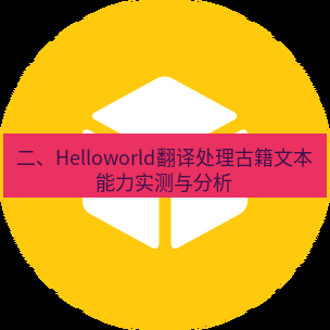 helloworld翻译在线 二、Helloworld翻译处理古籍文本能力实测与分析
