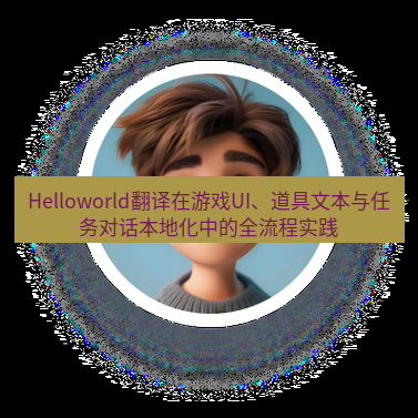 helloworld翻译在线 Helloworld翻译在游戏UI、道具文本与任务对话本地化中的全流程实践