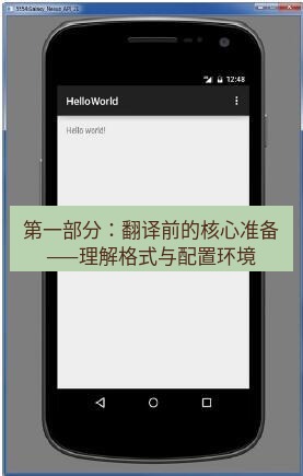 helloworld翻译在线 第一部分：翻译前的核心准备——理解格式与配置环境