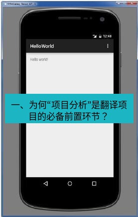 helloworld翻译在线 一、为何“项目分析”是翻译项目的必备前置环节？